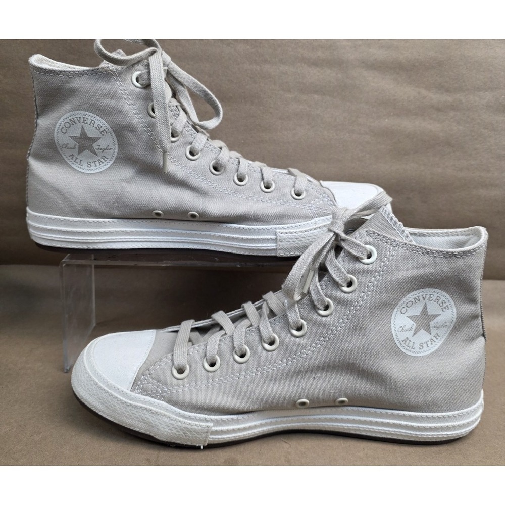 Converse (Sz 11) Chuck Taylor All Star High 'Beach Stone' Sneakers Womens